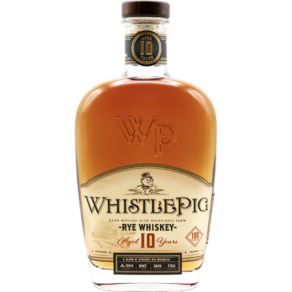 WhistlePig 10 Year Old Rye Whiskey 700ml