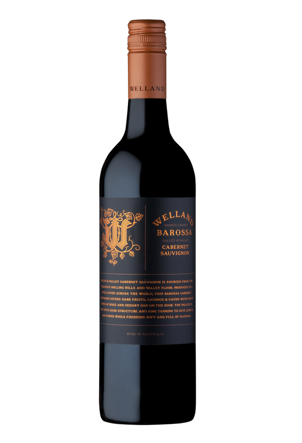Welland Valley & Valley Cabernet Sauvignon 750 ml 6 Pack