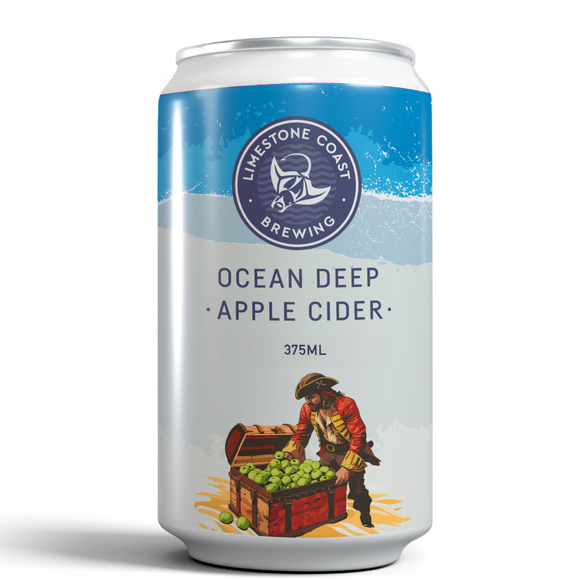 Limestone Coast Brewing Oceans Deep Cider 375mL Cube (16)