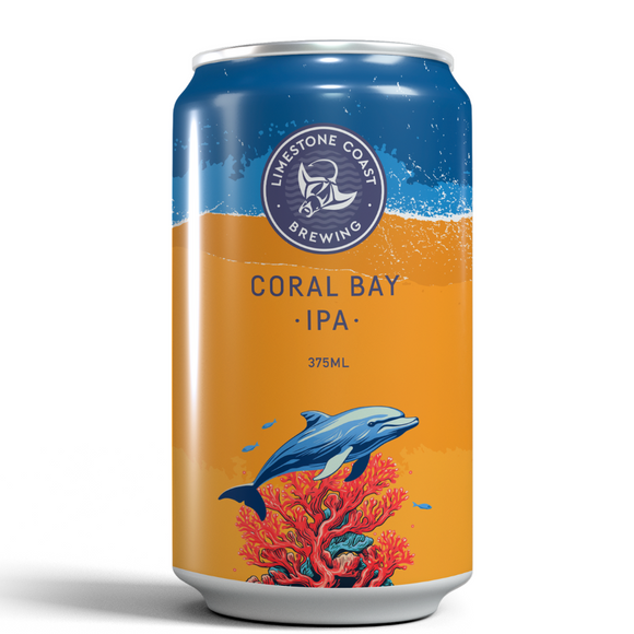 Limestone Coast Brewing Coral Bay IPA 375mL Cube (16)