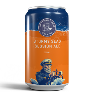 Limestone Coast Brewing Stormy Seas Session Ale 375mL Cube (16)