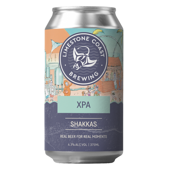 Limestone Coast Brewing Shakkas XPA 375mL Cube (16)