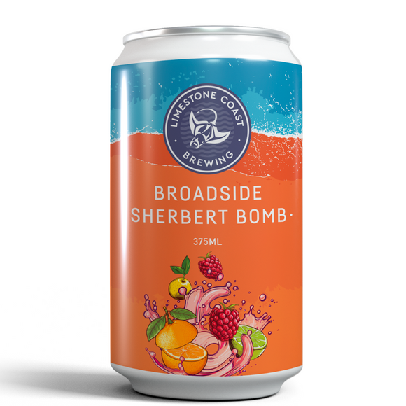 Limestone Coast Brewing Broadside Sherbet Bomb (Sour) 375mL Cube (16)