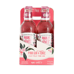 Manly Spirits Lilly Pilly Pink Gin & Tonic 24 Carton