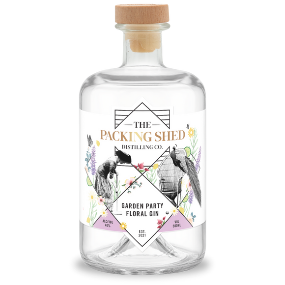 The Packing Shed Garden Party Gin 500ml Bottle