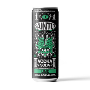 Saintly Vodka Soda Lime 6% 24 Carton