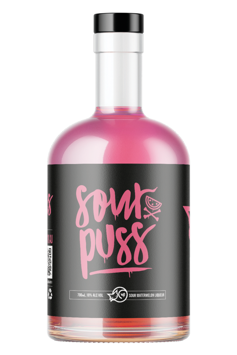 WP Shots Sour Puss Watermelon Liqueur 700ml – The BevCo Shop