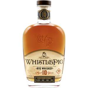 WhistlePig 10 Year Old Rye Whiskey 700ml