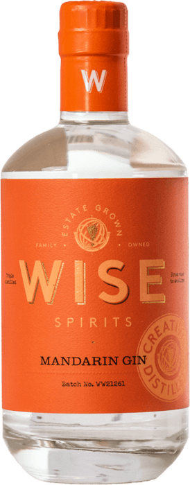 Wise Mandarin Gin 700ml Bottle