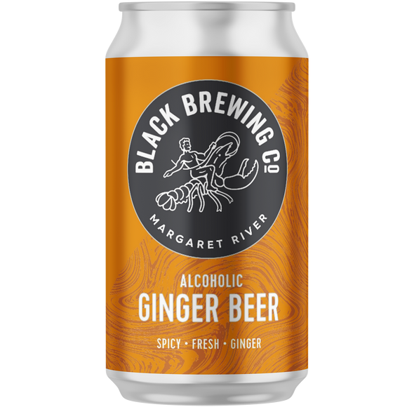 Black Brewing Co Ginger Beer 375ml Can Cube (16)