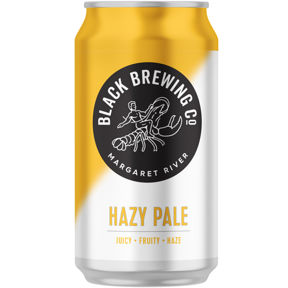 Black Brewing Co Hazy Pale 375ml Can Cube (16)