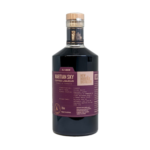 New Norfolk Martian Sky Coffee Rum Liqueur 700ml Bottle