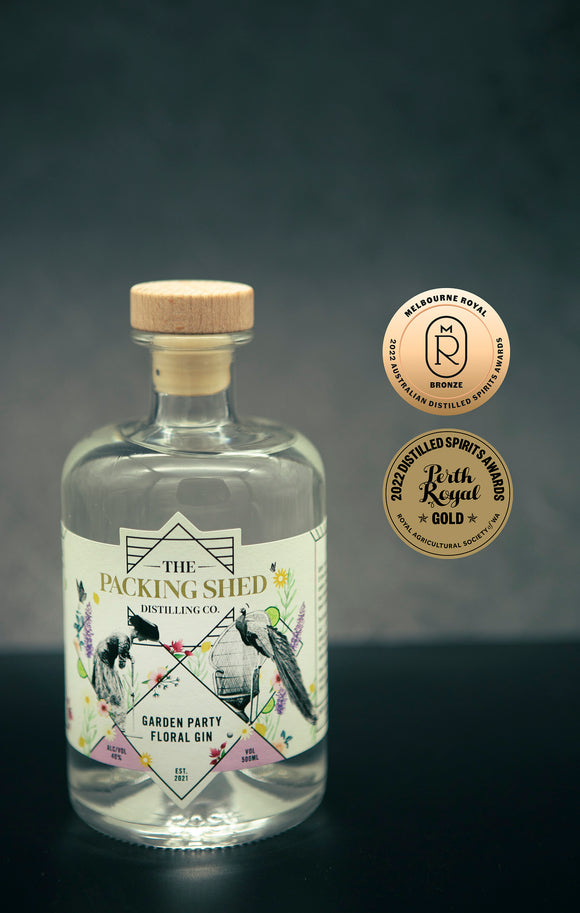 The Packing Shed Garden Party Gin 500ml Bottle