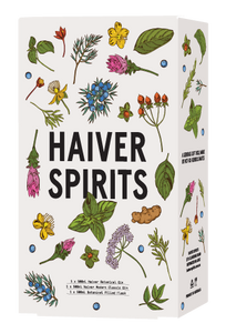 Gift Pack from HAIVER Spirits Co. 2 bottles Botanical & Modern Gins 500ml Bottles with Mixing Flask and Dried Botanicals