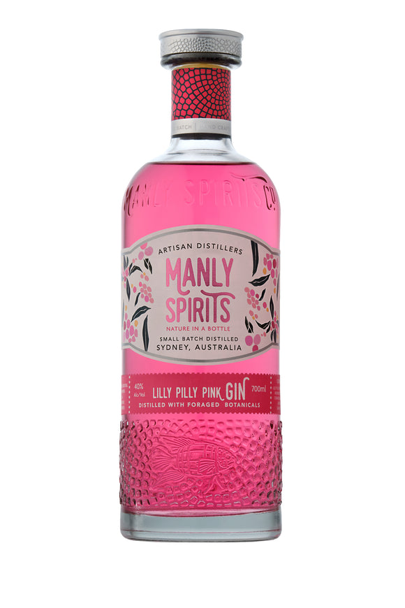 Manly Lilly Pilly Pink Gin 700ml Bottle