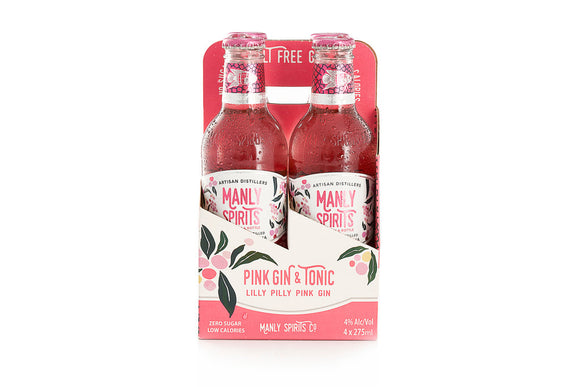 Manly Spirits Lilly Pilly Pink Gin & Tonic 24 Carton