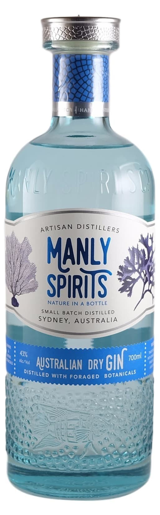 Manly Australian Dry Gin 700ml Bottle