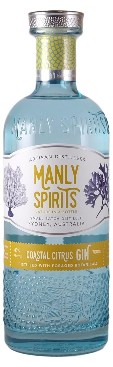 Manly Coastal Citrus Gin 700ml Bottle