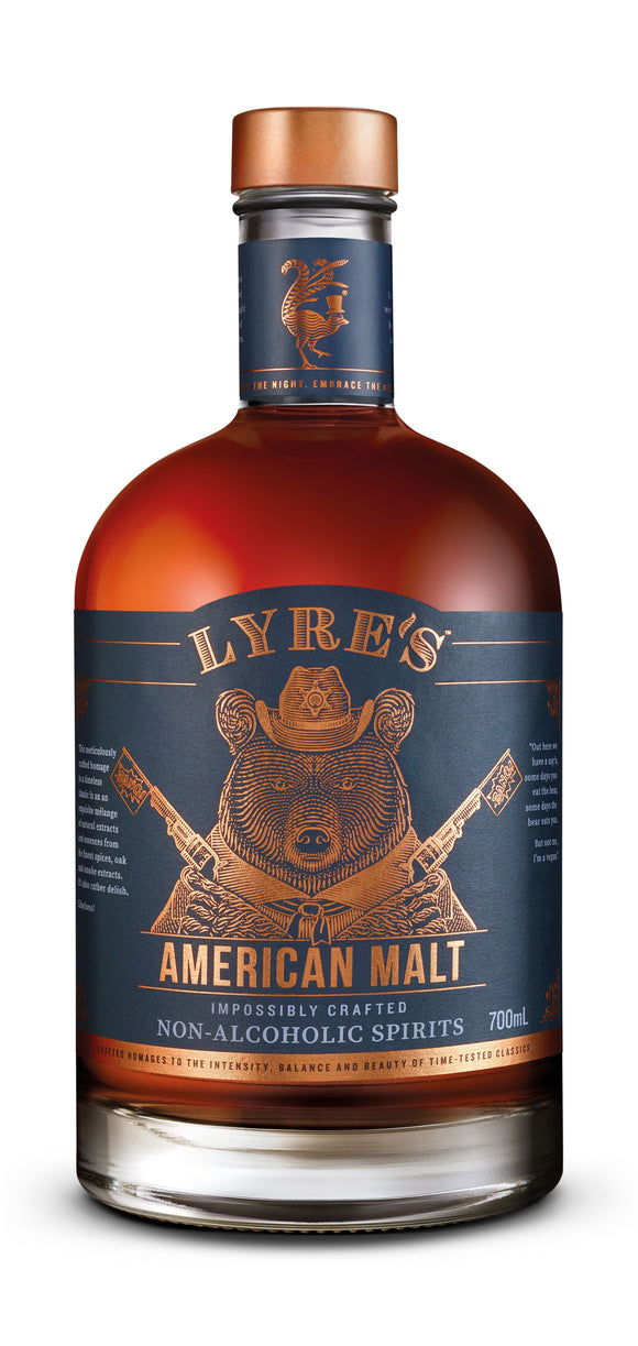 Lyre's American Malt Non_Alcoholic 700ml Bottle