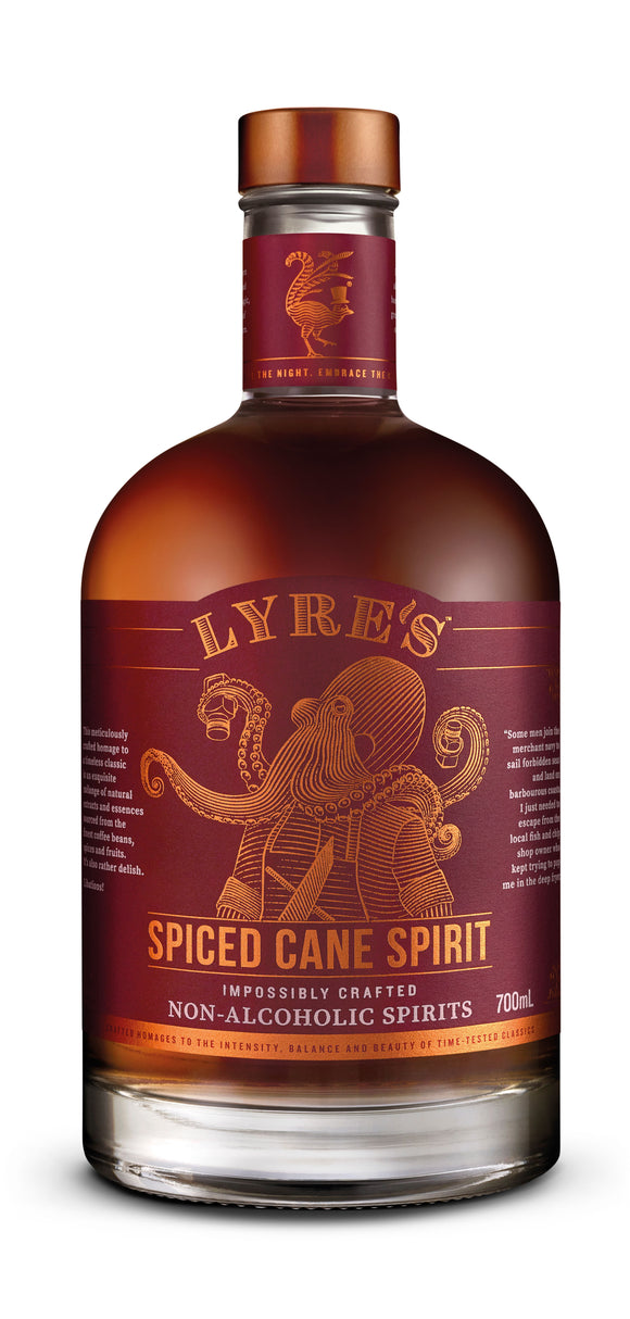 Lyre's Spiced Cane Spirit Non-Alcoholic 700ml Bottle